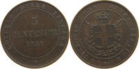 ITALY STATES TOSCANA 5 CENTESIMI Vittorio Emanuele II. 1859/1861-1878 -