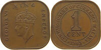 MALAYA 1 CENT GEORGE VI. (1936-1952) -