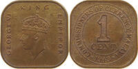 MALAYA 1 CENT GEORGE VI. (1936-1952) -