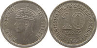 MALAYA 10 CENTS GEORGE VI. (1936-1952) -
