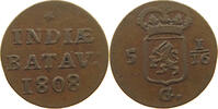 NETHERLANDS EAST INDIES 1/2 DUIT BATAVIA -