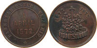 NETHERLANDS MEDAL DAAD ONZER VRIJHEID 1572-1872 25MM 6.69G -