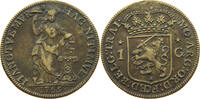NETHERLANDS UTRECHT 1 GULDEN COPPER FORGERY REMOVED PENDANT -