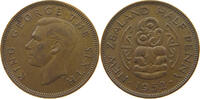 NEW ZEALAND 1/2 PENNY 1952 GEORGE VI. (1936-1952) SS 83.41 元  ＋  58.31 元 运费