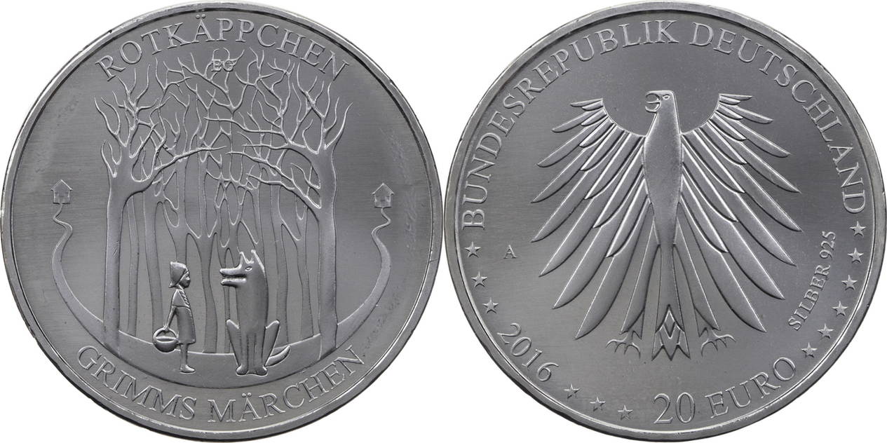 20 euro 2016 a bundesrepublik deutschland grimms mrchen 