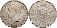 Belgien 20 Francs Albert I. (1909-1934) - Kursmünze (1933-1934) Flämische Legende -