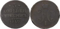Russland, Zarenreich 3 Kopeken 1842 Nikolaus I. (1825-1855) s-ss 125.51 元 含税 ＋  125.51 元 运费