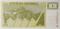 Slowenien 1 Tolar Serienschein -
