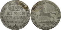 Braunschweig-Wolfenbüttel 1/12 Taler Karl Wilhelm Ferdinand (1780-1806) -