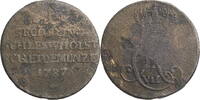 Schleswig-Holstein, Königliche Linie Sechsling Christian VII. (1766-1808) - Kursmünze (1787) -