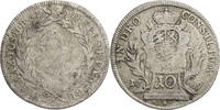 Bayern, Königreich 10 Kreuzer Maximilian III. Joseph (1745-1777) - Kursmünze -