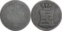 Sachsen, Albertinische Linie 1 Pfennig Anton I. (1827-1836) - Kursmünze (1831-1833) -