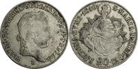 RDR, Ungarn 20 Kreuzer 1840 B Ferdinand I. (1835-1848) s-ss 125.51 元 含税 ＋  125.51 元 运费