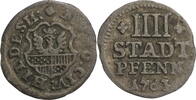 Hildesheim, Stadt 4 Pfennig STADT PFENN -