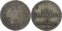 Sachsen, Albertinische Linie 1 Neugroschen / 10 Pfennige Johann (1854-1873) -