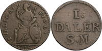 Schweden 1 Daler Karl XII. (1697-1718) - Notmünze -