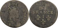 Frankreich 1 Liard Ludwig XIV. (1643–1715) -