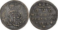 Würzburg 1/2 Pfennig 1751 Karl Philipp von Greiffenklau-Vollraths (1749-... 125.51 元 含税 ＋  125.51 元 运费