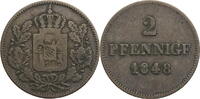 Bayern, Königreich 2 Pfennige Ludwig I. (1825-1848) -
