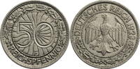 Weimarer Republik 50 Reichspfennig 1928 F Kursmünze (1927-1938) ss 33.47 元 含税 ＋  125.51 元 运费