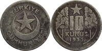 Türkei 10 Kurus Kursmünze (1935-1940) -