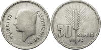 Türkei, Republik 50 Kurus Kursmünze (1935-1937) -