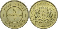 Somalia 5 Centesimi 1967 Kursmünze ss-vz 41.84 元 含税 ＋  125.51 元 运费