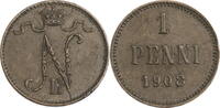 Finnland 1 Penni Nikolaus II. (1896-1917) - Kursmünze (1895-1916) -