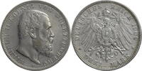 Kaiserreich, Württemberg 3 Mark Wilhelm II. (1891 bis 1918) - Kursmünze (1908-1914) -