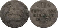 Braunschweig 2 Pfenning Karl II. (1823-1830) -