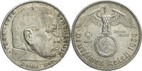 Drittes Reich 2 Reichsmark Hindenburg - Kursmünze (1936-1939) -