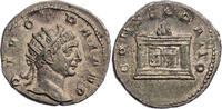 Römische Kaiserzeit Antoninian Traianus Decius für Traianus, Kopf / CONSECRATIO, Altar -