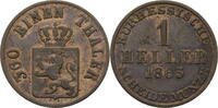 Hessen 1 Heller Friedrich Wilhelm - Kursmünze (1849-1866) -