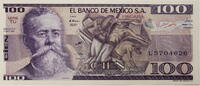 Mexiko 100 Pesos Serienschein -