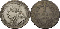 Vatikan 1 Lira Pius IX. (1846-1878) - Kursmünze (1866-1868) -