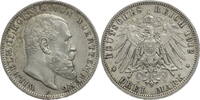 Kaiserreich, Württemberg 3 Mark Wilhelm II. (1891 bis 1918) - Kursmünze (1908-1914) -