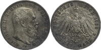 Kaiserreich, Württemberg 3 Mark Wilhelm II. (1891 bis 1918) - Kursmünze (1908-1914) -