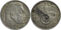 Drittes Reich 5 Reichsmark 1936 E Hindenburg - Kursmünze (1936-1939) ss 209.18 元 含税 ＋  125.51 元 运费