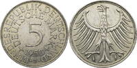 Bundesrepublik Deutschland 5 DM 1958 J Kursmünze (1951-1974) ss 3,221.37 元 含税 ＋  209.18 元 运费
