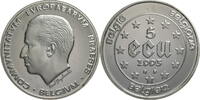 Belgien 5 Ecu 1993 Präsidentschaft im Europäischen Rat vz-st 209.18 元 含税 ＋  125.51 元 运费