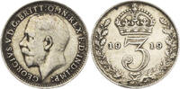 Großbritannien 3 Pence Georg V. (1910-1936) - Kursmünze (1911-1920) -