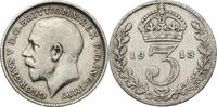 Großbritannien 3 Pence Georg V. (1910-1936) - Kursmünze (1911-1920) -