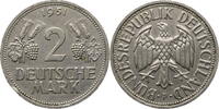 Bundesrepublik Deutschland 2 DM 1951 F Weintrauben & Ähren – Kursmünze s... 83.67 元 含税 ＋  125.51 元 运费