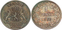 Nassau 1 Pfennig Adolph I. (1839-1866) -
