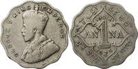 Indien 1 Annas Georg V. (1910-1936) - Kursmünze (1912-1936) -