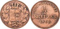 Württemberg, Königreich 1/2 Kreuzer Wilhelm (1816-1864) -