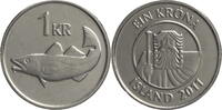 Island 1 Krone Kursmünze (1989-2011) -