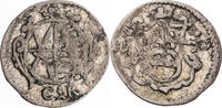 Sachsen, Albertinische Linie 1 Pfennig Johann Georg II. (1656–1680) -