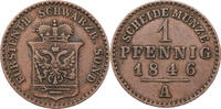 Schwarzburg-Sondershausen 1 Pfennig Günther Friedrich Karl (1835-1880) -
