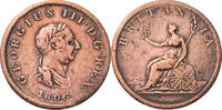 Großbritannien 1/2 Penny Georg III. (1760-1820) - Kursmünze (1806-1807) -